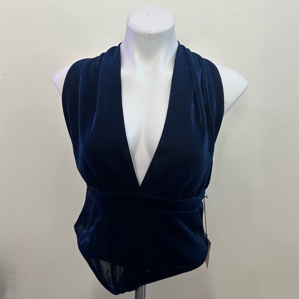 BLUE SUPER DOWN BODYSUIT